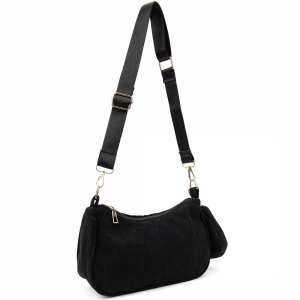 Вельветова сумка через плече з гаманцем Lilly P4-9620A Вельветова сумка через плече з гаманцем Lilly P4-9620A