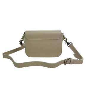 Кожаная сумочка кроссбоди бежевая Firenze Italy F-IT-1018B-S