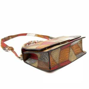 Кросбоді з еко-шкіри з геометричним малюнком Lilly P2-15119230R