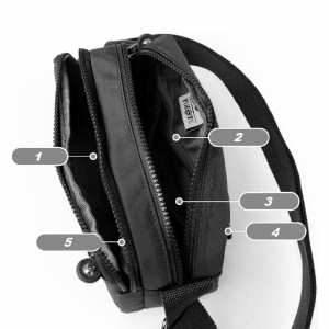 Кросбоді текстильне Confident WT1-5903A