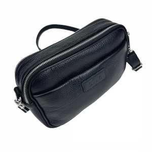 Кросбоді шкіряне чорне Tavinchi CH-026A-FL Кросбоді шкіряне чорне Tavinchi CH-026A-FL