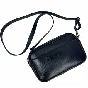 Кросбоді шкіряне чорне Tavinchi CH-026A-FL Кросбоді шкіряне чорне Tavinchi CH-026A-FL