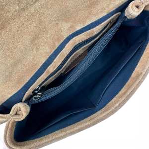 Жіноча замшева сумка із замком Firenze Italy F-IT-7856C