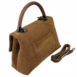 Жіноча замшева сумка із замком Firenze Italy F-IT-7856C