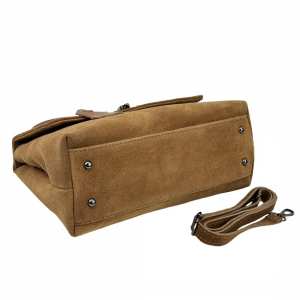 Жіноча замшева сумка із замком Firenze Italy F-IT-7856C