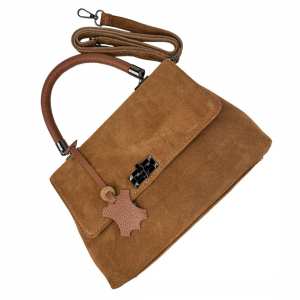 Жіноча замшева сумка із замком Firenze Italy F-IT-7856C