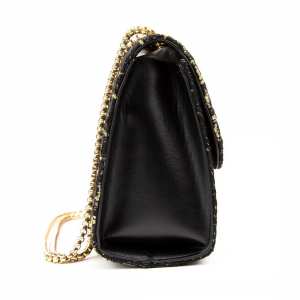 Твідова сумка на ланцюжку з клапаном Lilly P2-1401-1A Твідова сумка на ланцюжку з клапаном Lilly P2-1401-1A