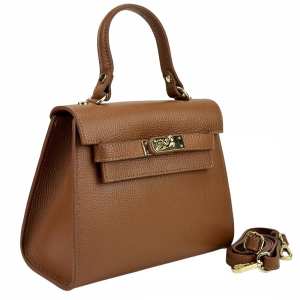 Невелика класична шкіряна сумочка Firenze Italy F-IT-9866C