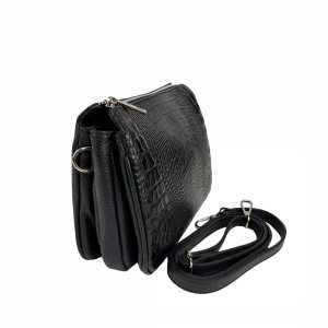 Женская каркасная сумочка с тиснением под репитилию Firenze Italy F-IT-9871A