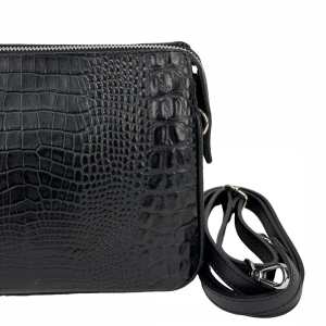 Женская каркасная сумочка с тиснением под репитилию Firenze Italy F-IT-9871A