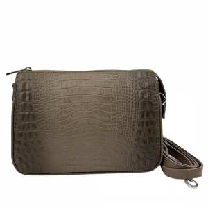 Жіноча каркасна сумочка з тісненням під репітилію Firenze Italy F-IT-9871B