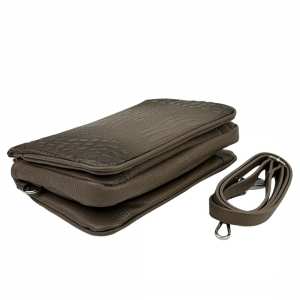 Жіноча каркасна сумочка з тісненням під репітилію Firenze Italy F-IT-9871B