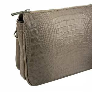 Жіноча каркасна сумочка з тісненням під репітилію Firenze Italy F-IT-9871B