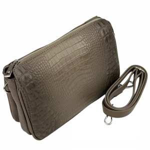 Жіноча каркасна сумочка з тісненням під репітилію Firenze Italy F-IT-9871B