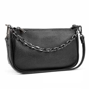 Элегантная кожаная сумочка с цепочкой Firenze Italy F-IT-9833A