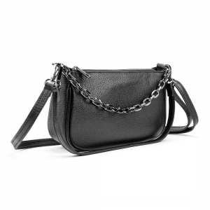 Элегантная кожаная сумочка с цепочкой Firenze Italy F-IT-9833A