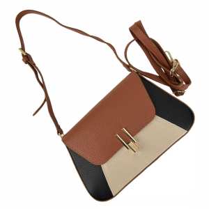 Стильне жіноче шкіряне кроссбоді комбінованого кольору Firenze Italy F-IT-6644ABC