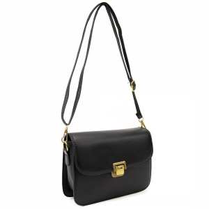 Каркасное кроссбоди с клапаном на замке эко-кожа Lilly P1-2806A