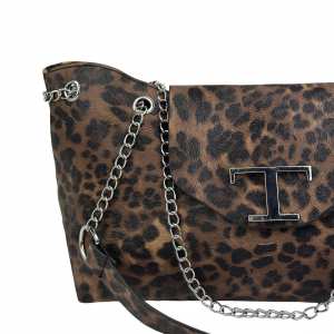 Стильна жіноча сумка з еко-шкіри лео Lilly P1-1603LB