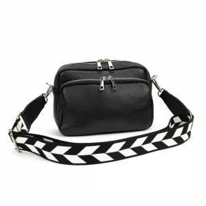 Женская кожаная сумочка с широким ремнем Firenze Italy F-IT-9830-1A