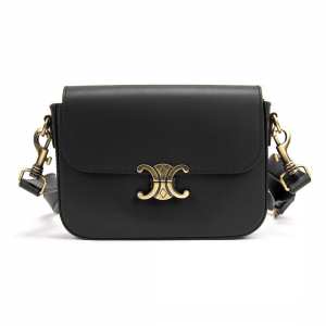 Кожаная сумочка кроссбоди черная Firenze Italy F-IT-1018A-S