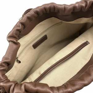 Кроссбоди кожаное на затяжке UnaBorsetta NW11-6851DB