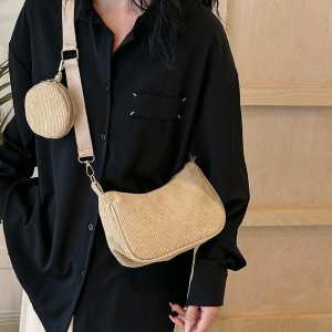 Вельветова сумка через плече з гаманцем Lilly P4-9620B Вельветова сумка через плече з гаманцем Lilly P4-9620B