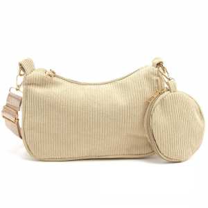 Вельветова сумка через плече з гаманцем Lilly P4-9620B Вельветова сумка через плече з гаманцем Lilly P4-9620B