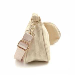 Вельветова сумка через плече з гаманцем Lilly P4-9620B Вельветова сумка через плече з гаманцем Lilly P4-9620B