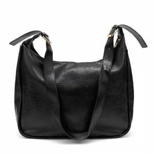 Шоппер великий із еко-шкіри чорний Lilly P4-6495A Шоппер великий із еко-шкіри чорний Lilly P4-6495A