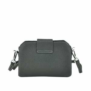 Класична сумка-багет жіноча чорна маленька Riche W14-7712A