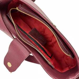 Кроссбоди кожаное полукруглое Firenze Italy F-IT-98100BO