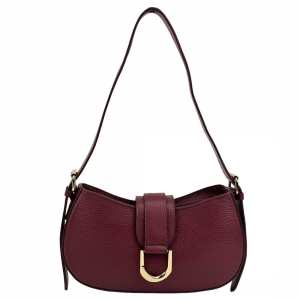 Кроссбоди кожаное полукруглое Firenze Italy F-IT-98100BO