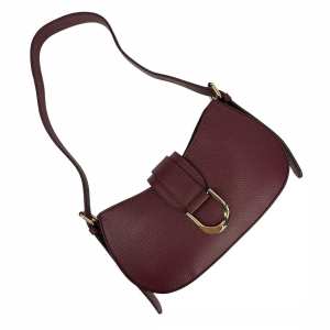 Кроссбоди кожаное полукруглое Firenze Italy F-IT-98100BO