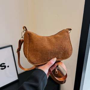 Вельветова сумка через плече з гаманцем Lilly P4-9620C Вельветова сумка через плече з гаманцем Lilly P4-9620C