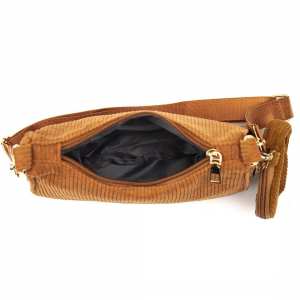 Вельветова сумка через плече з гаманцем Lilly P4-9620C Вельветова сумка через плече з гаманцем Lilly P4-9620C