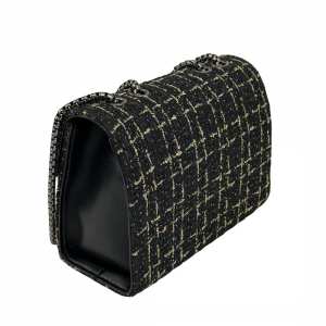 Маленькая твидовая сумочка на цепочке Lilly P2-1520A