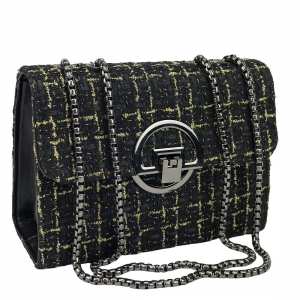 Маленькая твидовая сумочка на цепочке Lilly P2-1520A