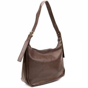 Шоппер великий із еко-шкіри темно-коричневий Lilly P4-6495DB Шоппер великий із еко-шкіри темно-коричневий Lilly P4-6495DB