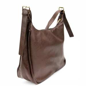 Шоппер великий із еко-шкіри темно-коричневий Lilly P4-6495DB Шоппер великий із еко-шкіри темно-коричневий Lilly P4-6495DB