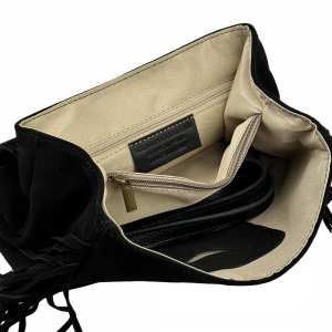 Замшевое кроссбоди с бахромой Firenze Italy F-IT-7858A