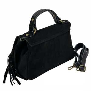 Замшевое кроссбоди с бахромой Firenze Italy F-IT-7858A