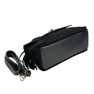 Замшевое кроссбоди с бахромой Firenze Italy F-IT-7858A