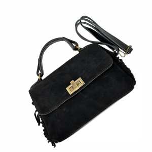 Замшевое кроссбоди с бахромой Firenze Italy F-IT-7858A