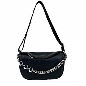 Кросбоди кожаное с металлической цепочкой UnaBorsetta NB2-2811A