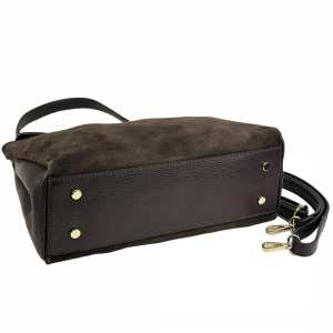 Классическая замшевая сумка через плече Firenze Italy F-IT-888DB