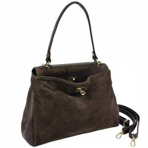 Классическая замшевая сумка через плече Firenze Italy F-IT-888DB