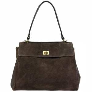 Классическая замшевая сумка через плече Firenze Italy F-IT-888DB