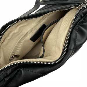 Жіноча шкіряна сумочка стьобана UnaBorsetta NW11-6838A