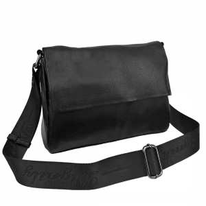 Кросбоди кожаное с клапаном классическое UnaBorsetta NB2-3141A